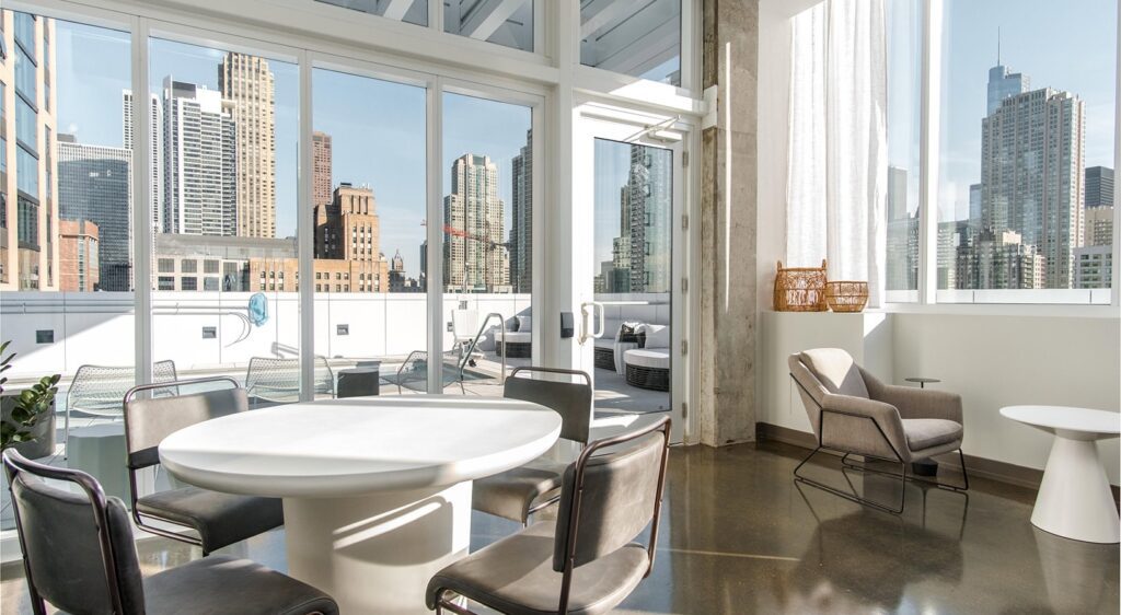 Bush Temple downtown Chicago apartments for rent near River North