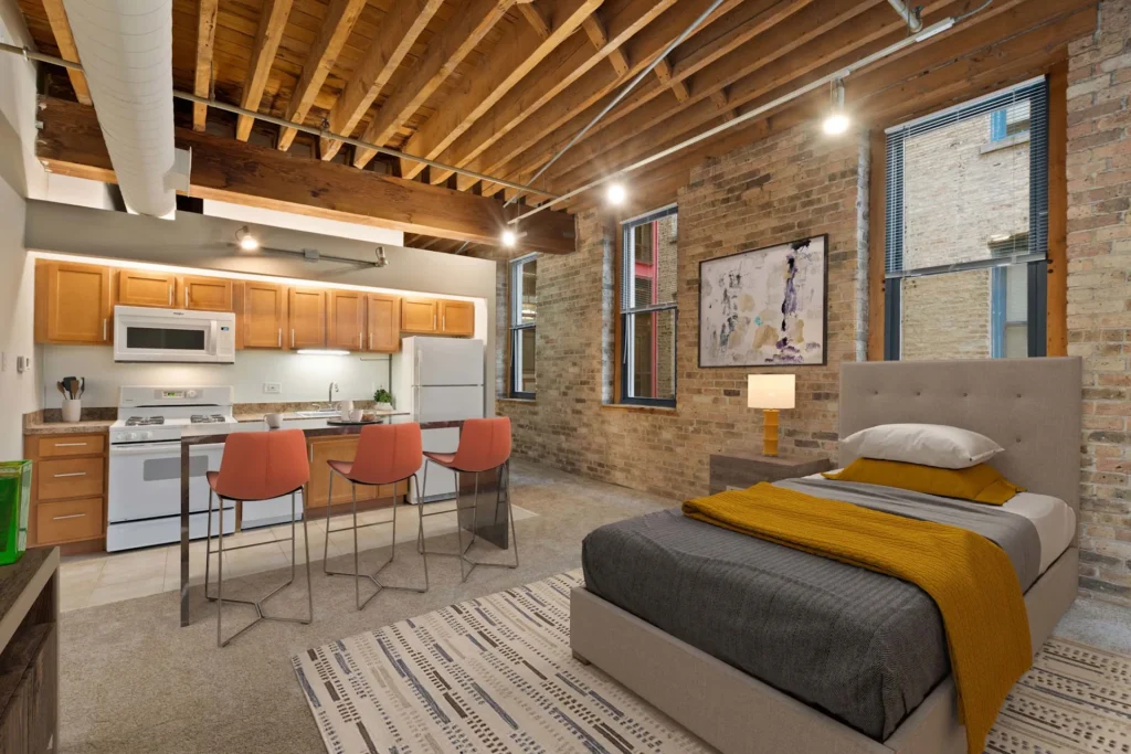 Looking to Rent a Luxury Studio in the Old Town Neighborhood. Luxury Apartment in Cobbler Squared for rent.04