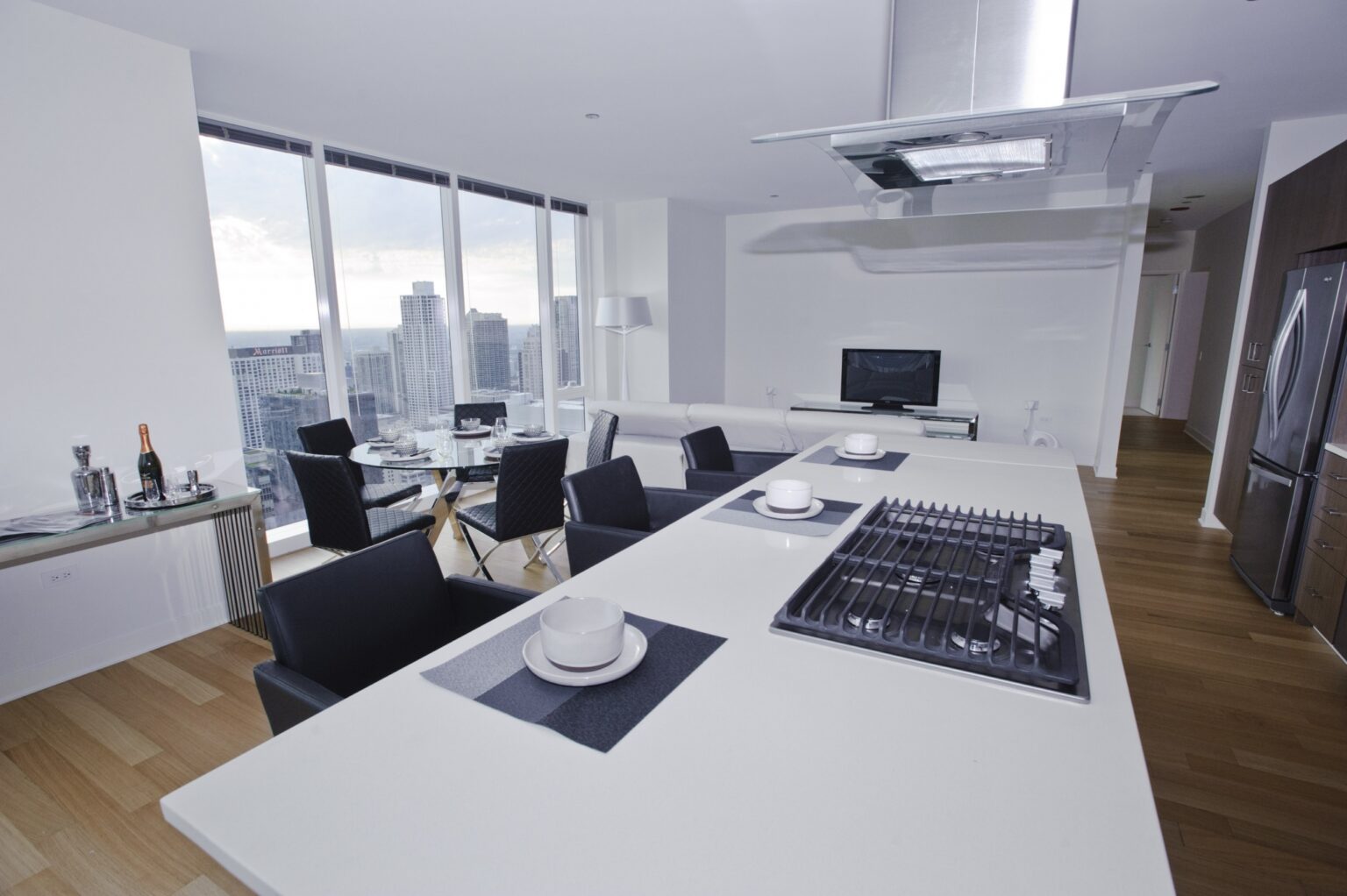 Curated visual reference: Penthouse Rentals With Private Movie Room Rentals Reference: Streeterville Chicago Penthouse Rental 101